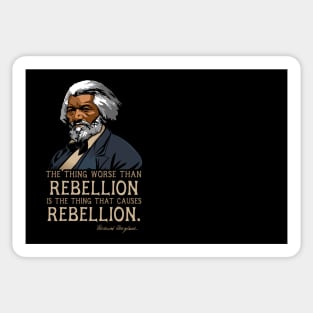 Frederick Douglass Quote Gift for Black History Month Sticker